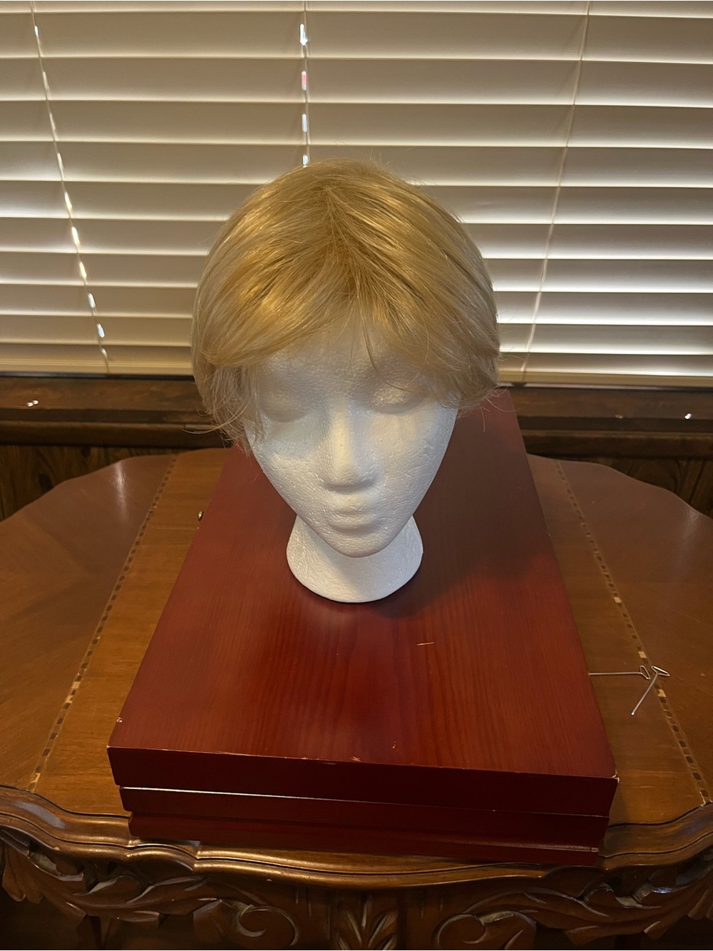 Jon Renou Blonde Short Hair Wig